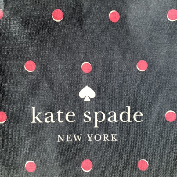 NWOT Kate Spade ♠️ Large Polka Dot Canvas Tote - SOLD OUT ONLINE - Picture 5 of 6